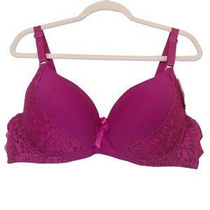 Emily Johnson Pink Lace Bra - 42DDD NWT
